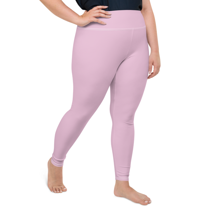 Pink Lavender Plus Size Leggings