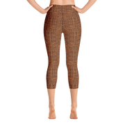 Terracotta Bouclé Capri Yoga Pants