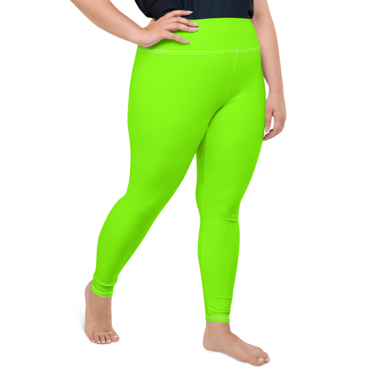 Neon Green Plus Size Leggings