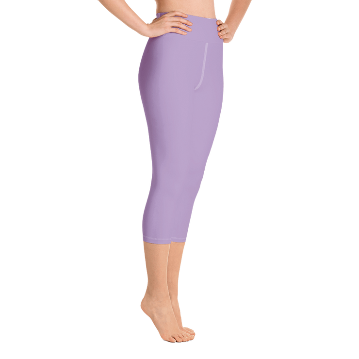 Lavender Capri Yoga Pants