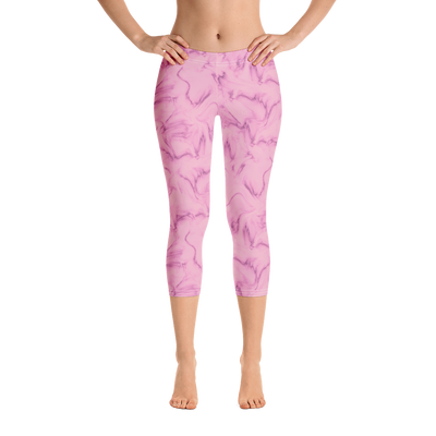 Berry Swirl Capri Leggings