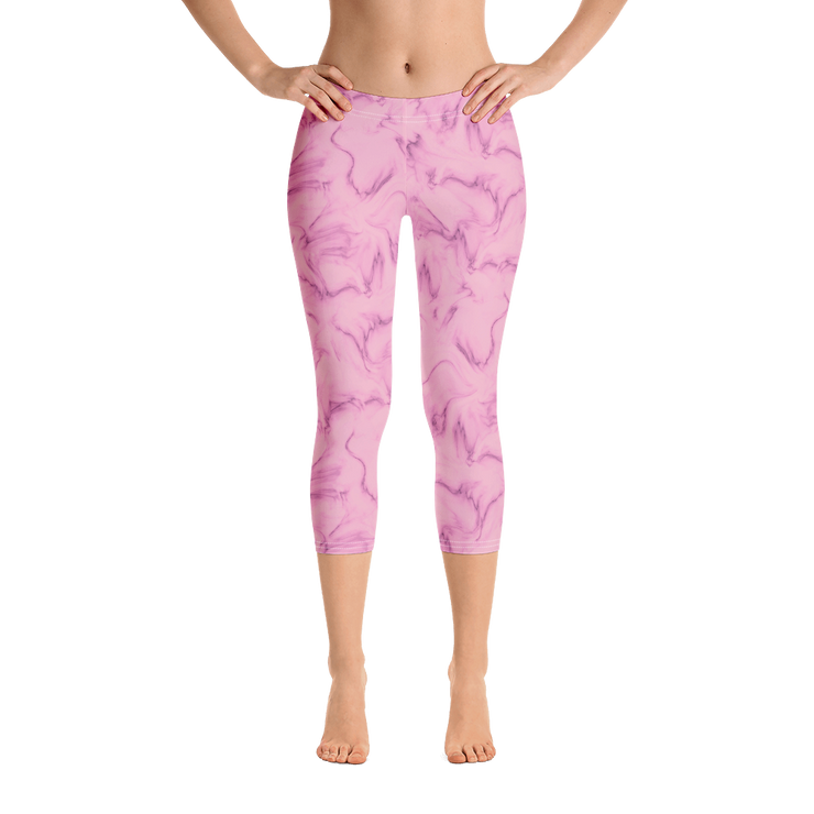 Berry Swirl Capri Leggings