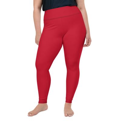 Lava Red Plus Size Leggings