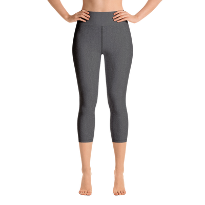 Black Denim Jean 250 Capri Yoga Pants