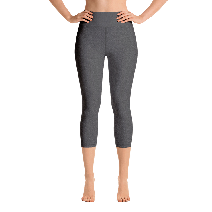 Black Denim Jean 250 Capri Yoga Pants