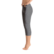 Grey Denim Jean 243 Capri Leggings