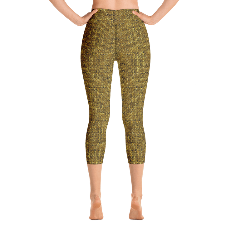 Dijon Bouclé Capri Yoga Pants