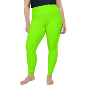 Neon Green Plus Size Leggings