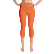 Orange Capri Yoga Pants