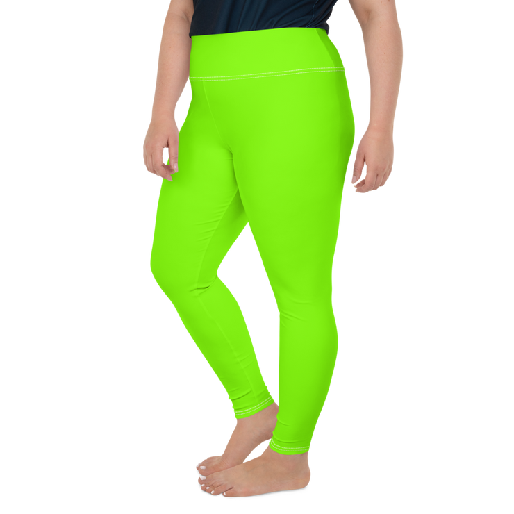 Neon Green Plus Size Leggings