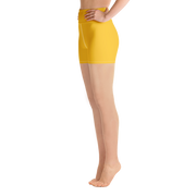 Mustard Yellow Yoga Shorts