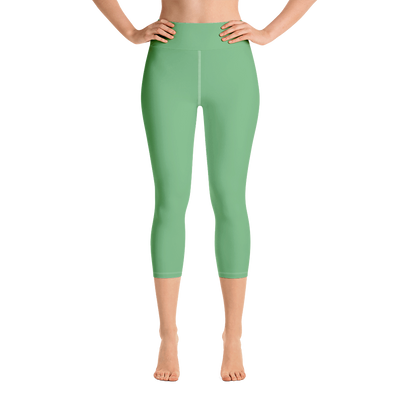 Fern Plant Capri Yoga Pants