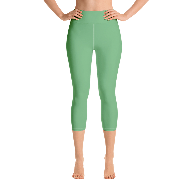 Fern Plant Capri Yoga Pants