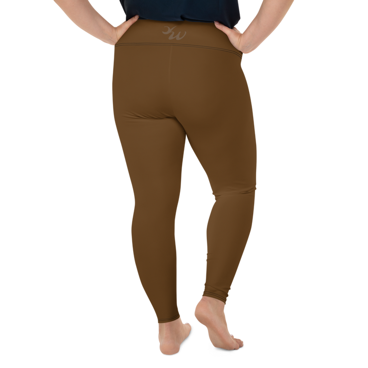 Brown Plus Size Leggings