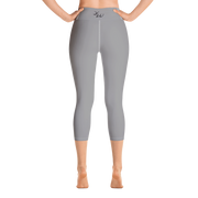 Gray Capri Yoga Pants