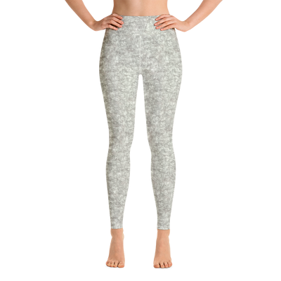 Silver Fur Yoga Pants