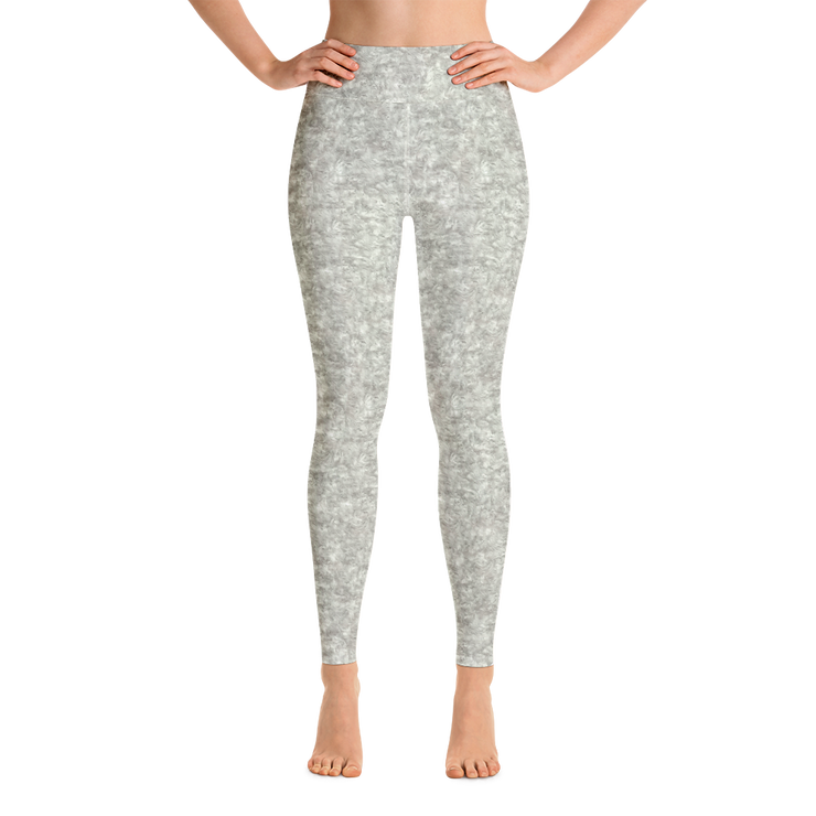 Silver Fur Yoga Pants