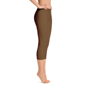 Brown Capri Leggings