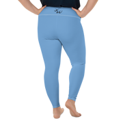 Marina Blue Plus Size Leggings