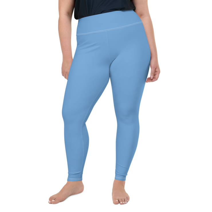 Marina Blue Plus Size Leggings