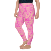 Lemon Berry Swirl Plus Size Leggings