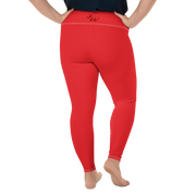 Scarlet Red Plus Size Leggings