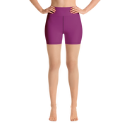 Raspberry Yoga Shorts