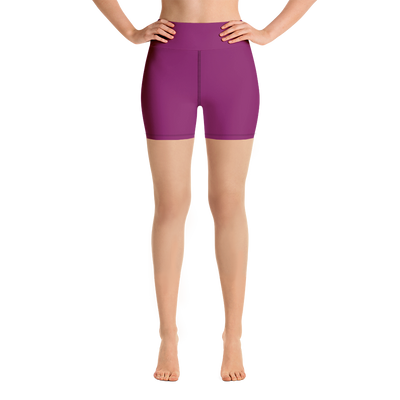 Raspberry Yoga Shorts