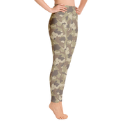 Brown Camo Yoga Pants