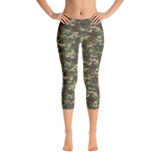 Camo Pixel Capri Leggings