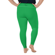 Green Plus Size Leggings