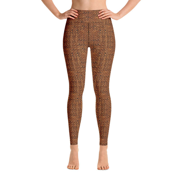 Terracotta Bouclé Yoga Pants