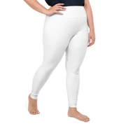 White Plus Size Leggings