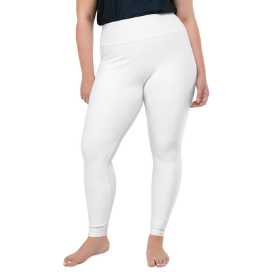 White Plus Size Leggings