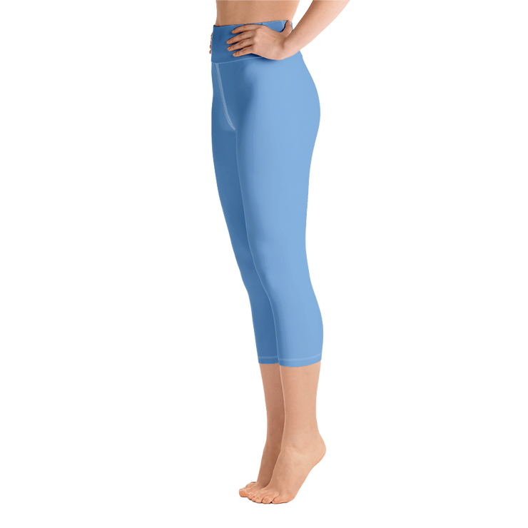 Marina Blue Capri Yoga Pants