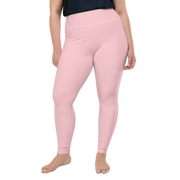 Cotton Candy Pink Plus Size Leggings