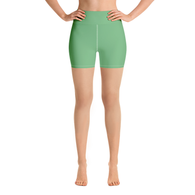 Fern Plant Yoga Shorts