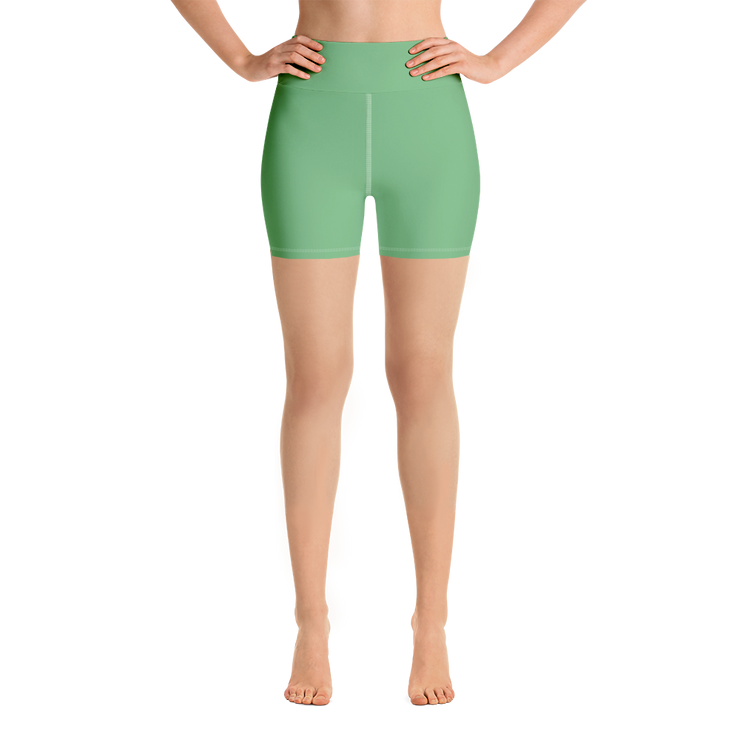 Fern Plant Yoga Shorts