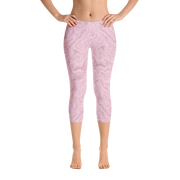 Cherry Cream Capri Leggings