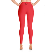 Scarlet Red Yoga Pants