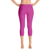 Magenta Capri Leggings