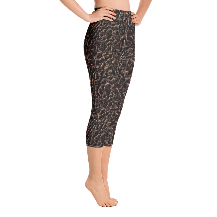 Karakul Sheep Capri Yoga Pants