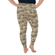 Brown Camo Plus Size Leggings