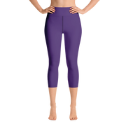 Purple Capri Yoga Pants