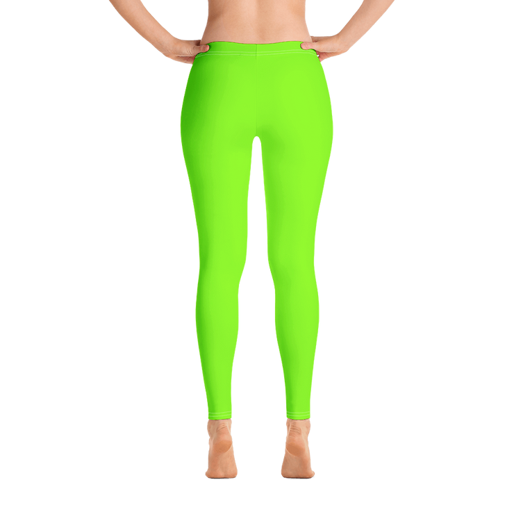 HDE Trendy Design Workout Leggings Fun Fashion Graphic Printed Cute  Patterns Neon Green XXL