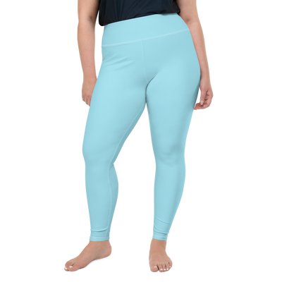 Sky Blue Plus Size Leggings