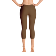 Brown Capri Leggings