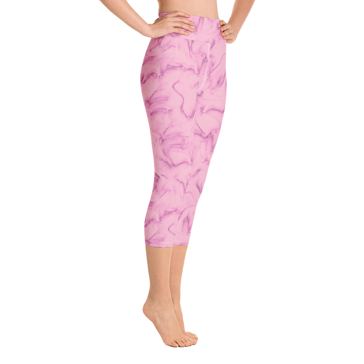 Berry Swirl Capri Yoga Pants