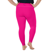 Neon Pink Plus Size Leggings