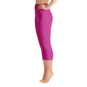 Magenta Capri Yoga Pants